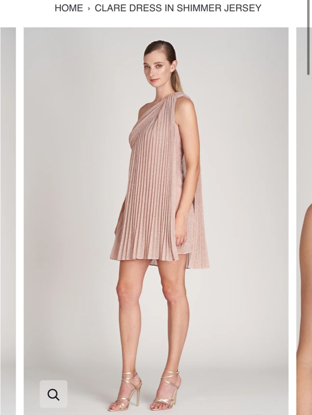 Halston Heritage Clare Shimmer Dress